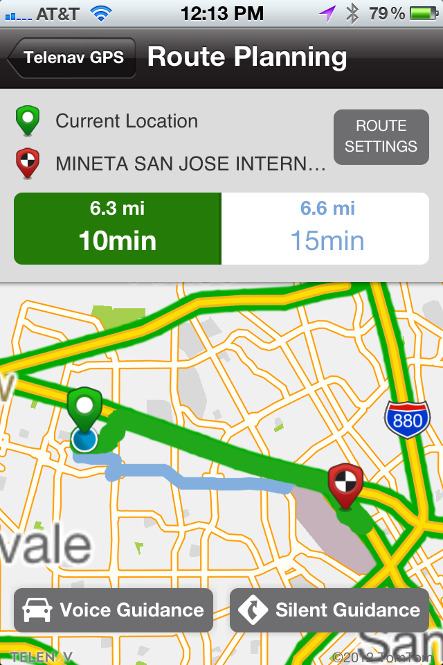 Navigation By TeleNav - TeleNav GPS Plus iPhone Navigation By TeleNav - TeleNav GPS Plus iPhone